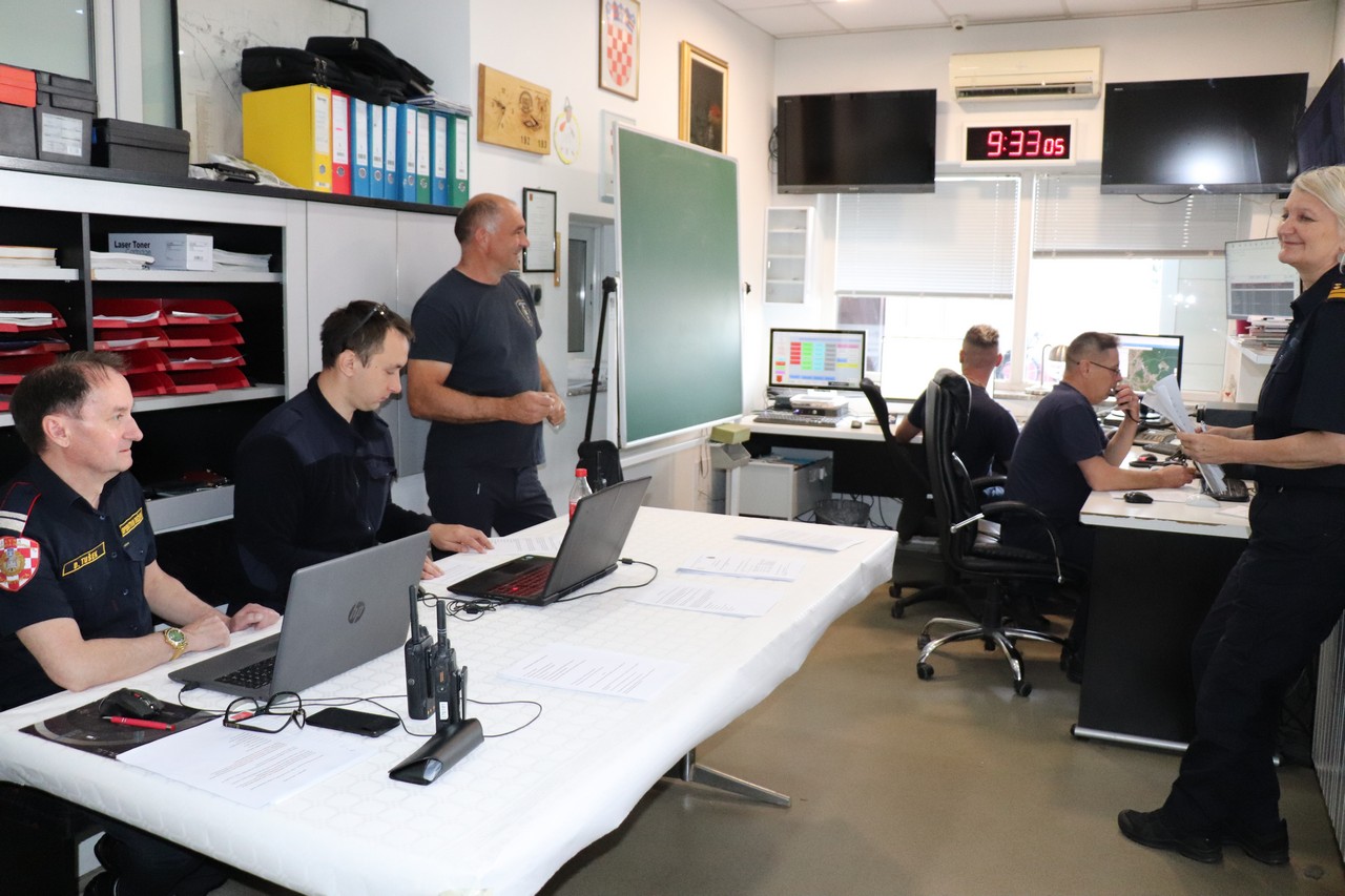 Početak vatrogasne vježbe Zajednička snaga 2026 u Đurđevcu